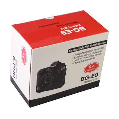 Battery Grip for Canon 60D with Two Battery Holder