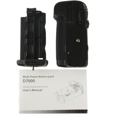 Battery Grip for Nikon D7000 with Two Battery Holder