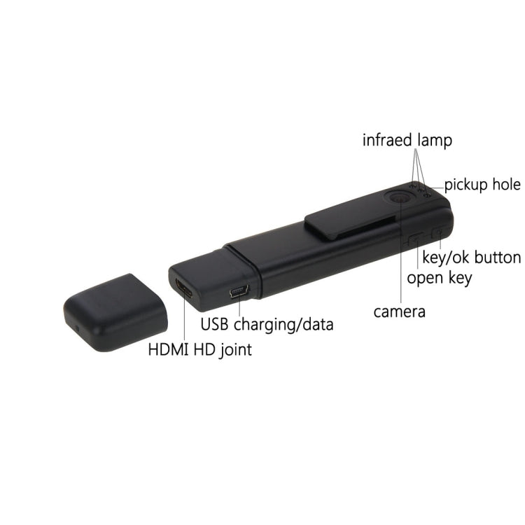 C11 Full HD 1080P Wifi Infrared Pen Camera Meeting Video Voice Recorder Mini DV with Clip, Support TF Card / HDMI