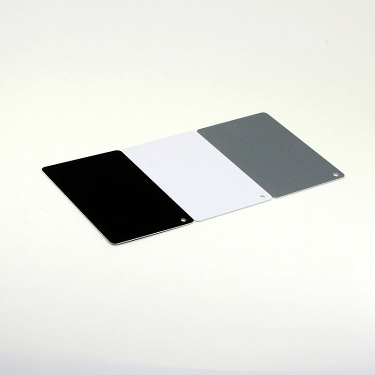 3-in-1 Digital Gray Card with White Balance Card Set