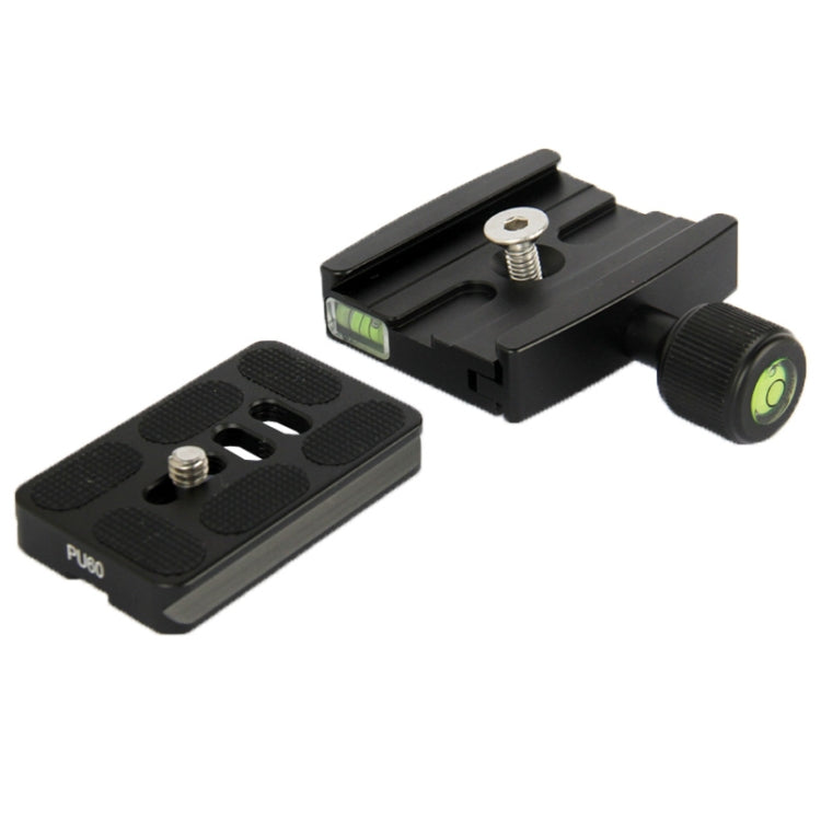 Aluminum Quick Release Plate for Tripod CL-60(Black)