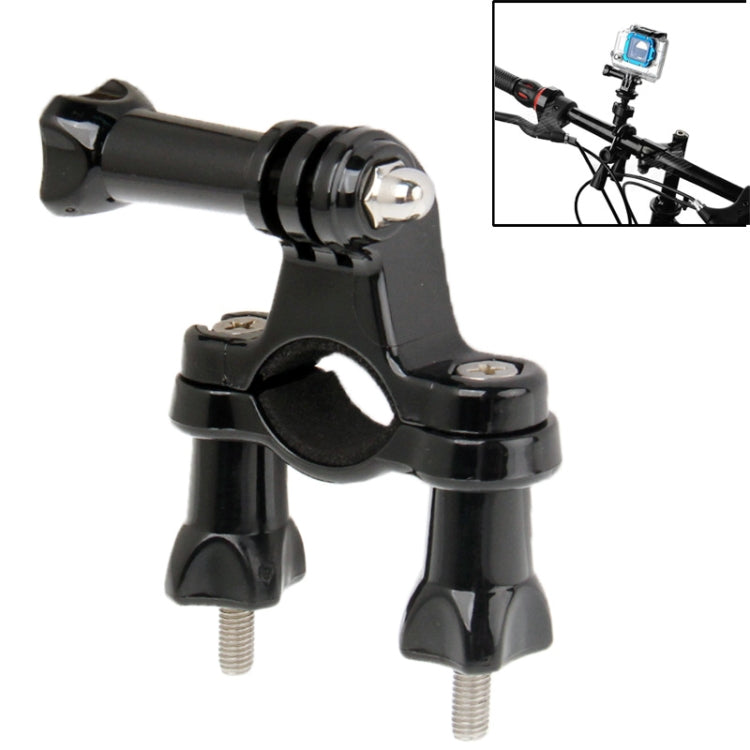 Universal Bike Handlebar Seatpost Mount for GoPro Hero11 Black / HERO10 Black /9 Black /8 Black /7 /6 /5 /5 Session /4 Session /4 /3+ /3 /2 /1, DJI Osmo Action and Other Action Cameras(Black)