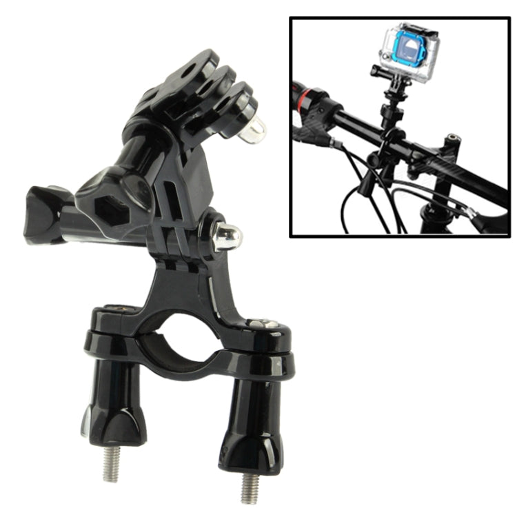 Bike Bicycle Camera Handlebar Bar Mount Holder with 3 Way Pivot Arm for GoPro Hero11 Black / HERO10 Black /9 Black /8 Black /7 /6 /5 /5 Session /4 Session /4 /3+ /3 /2 /1, DJI Osmo Action and Other Action Cameras(Black)