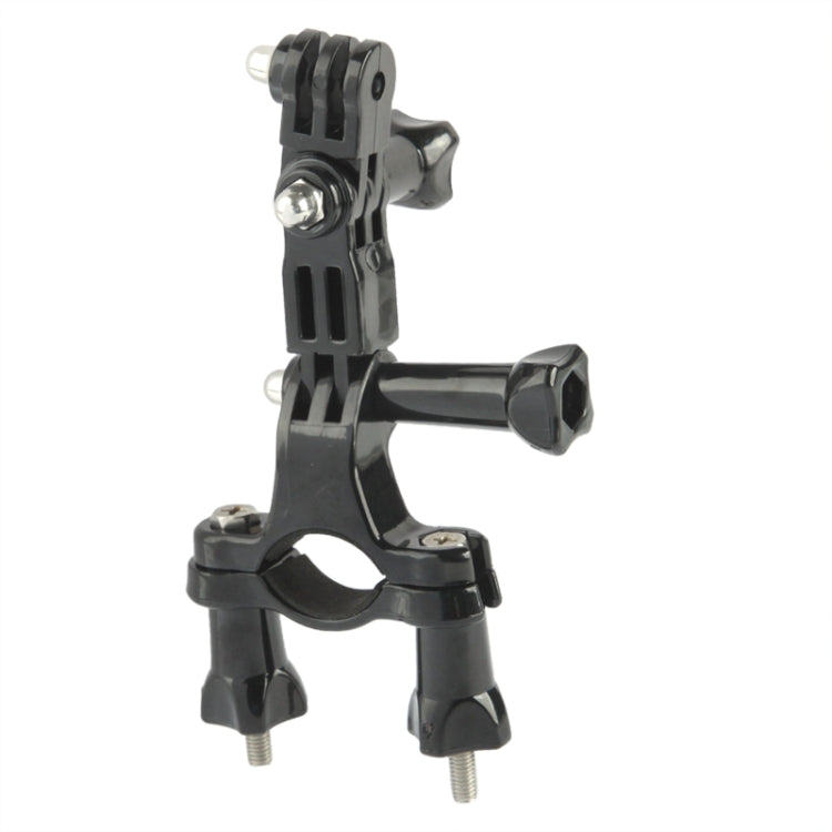 Bike Bicycle Camera Handlebar Bar Mount Holder with 3 Way Pivot Arm for GoPro Hero11 Black / HERO10 Black /9 Black /8 Black /7 /6 /5 /5 Session /4 Session /4 /3+ /3 /2 /1, DJI Osmo Action and Other Action Cameras(Black)