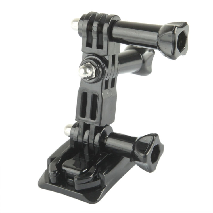 Camera Tripod Mount Stand Kit on the Helmet Broadside for GoPro HERO4 / 3+ / 3 / 2 / 1(Black)