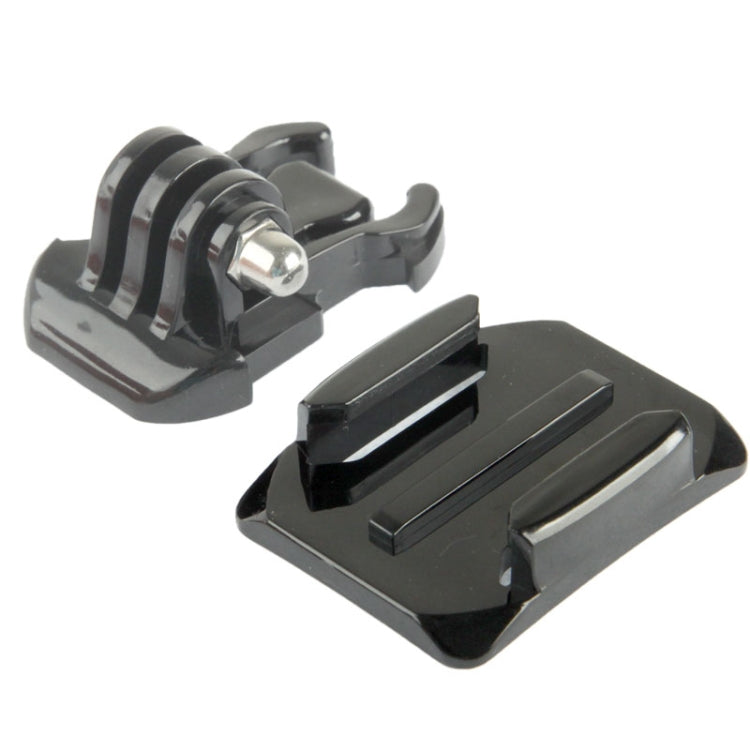 Miniiisw M-AF Universal Curved Surface Mount Stand Kit for GoPro HERO4 / 3+ / 3 / 2 / 1(Black)