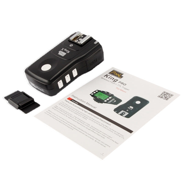 Pixel King X 2.4GHz Wireless I-TTL Flash Receiver for Nikon(Black)