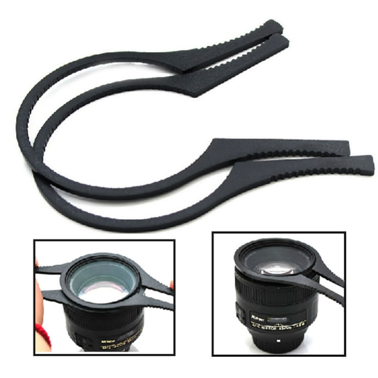 Camera Lens Filter Wrench Kit Set for 62mm / 67mm / 72mm / 77mm Filter Lens(Black)