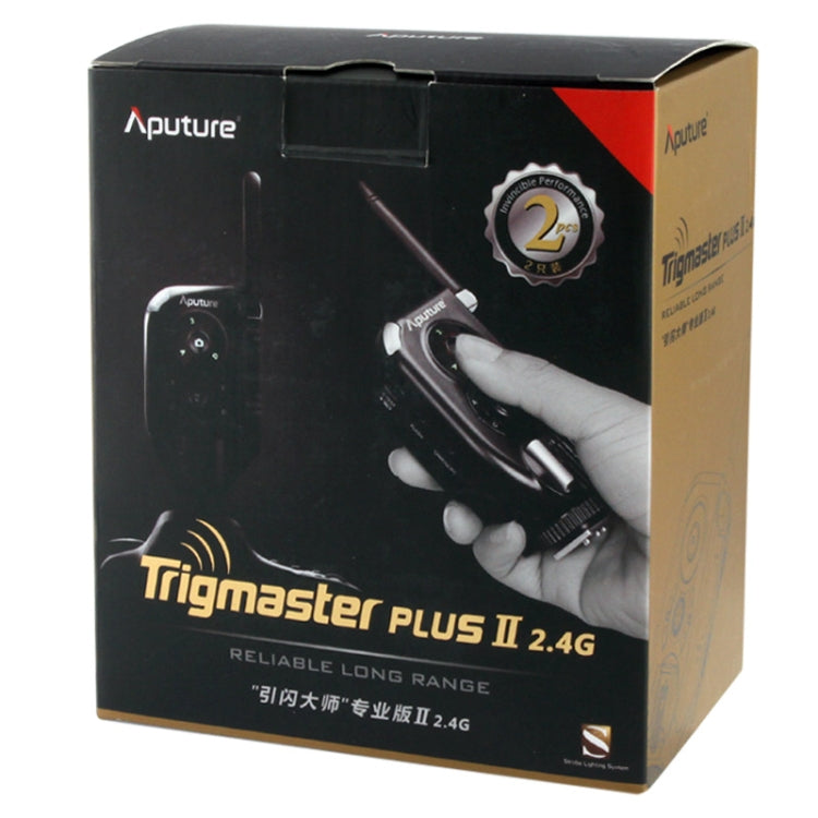 2.4GHz Trigmaster Plus II, Reliable Long Range (Pair)(Black)