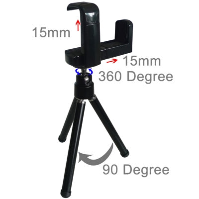 iPhone /Camera Tripod /Universal Mounting Metal Holder(Black)