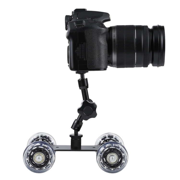 Floor Table Video Slider Track Dolly Car for DSLR Camera