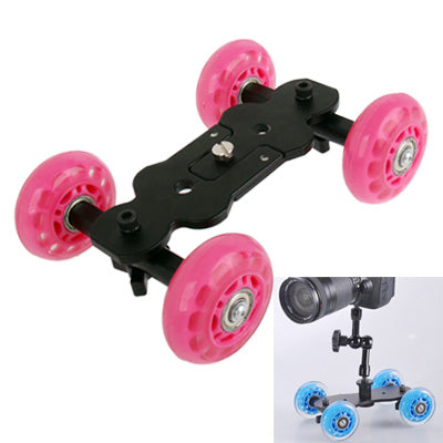 Floor Table Video Slider Track Dolly Car for DSLR Camera