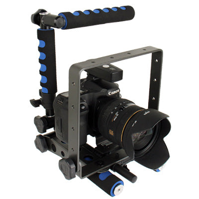 Foldable Rig Movie Kit Shoulder Mount Spider Steady Rig for Camera Shot(Black)