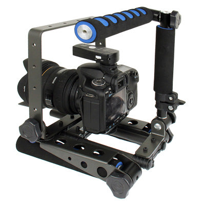 Foldable Rig Movie Kit Shoulder Mount Spider Steady Rig for Camera Shot(Black)