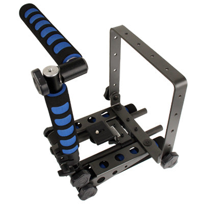 Foldable Rig Movie Kit Shoulder Mount Spider Steady Rig for Camera Shot(Black)