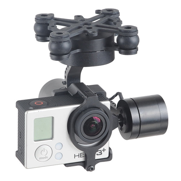 GL-3X 3 Axis CNC Brushless Gimbal with Micro Controller for Gopro 3 + / 3 FPV DJI Phantom 1/2(Black)