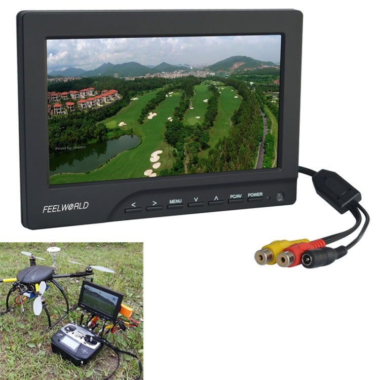 Feelworld FPV-769A, 7 inch Ground Station FPV Monitor(Black)