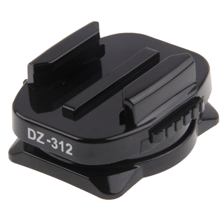 Dazzne DZ-312 2 x 360 Degree Rotatable Curved Mounts & 3M VHB Double Sided Adhesive Pads for GoPro HERO4 /3+ /3 /2 and HD Hero(Black)