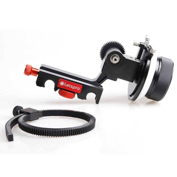 Letspro AB Limit Follow Focus for DSLR Camera / Video Camera(Black)