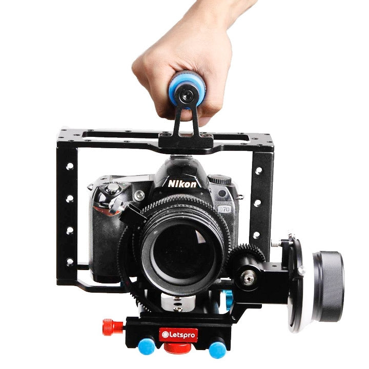 Letspro AB Limit Follow Focus for DSLR Camera / Video Camera(Black)