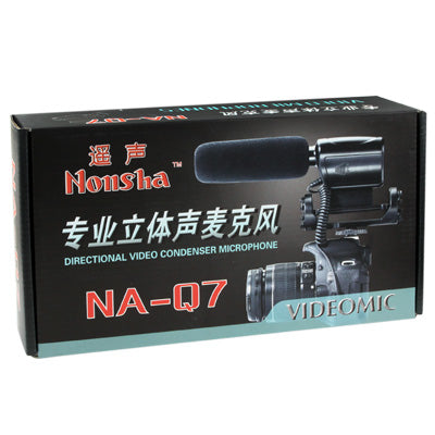 Mini Professional Stereo Microphone for DV Camcorder / Camera