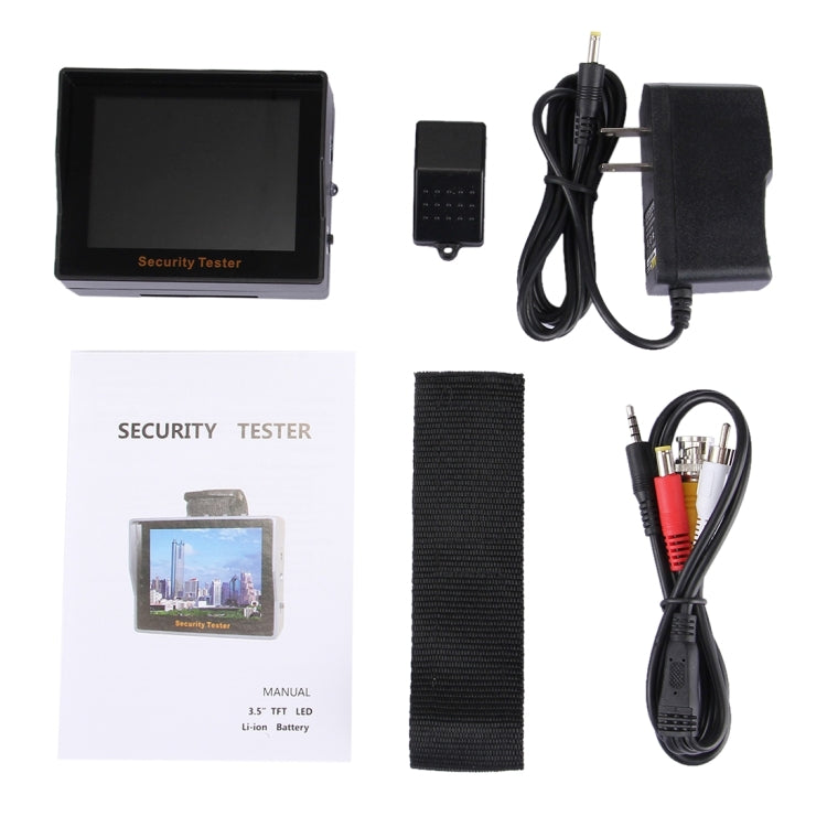 3.5 inch TFT LED Audio Video Security Tester CCTV Camera Test Monitor
