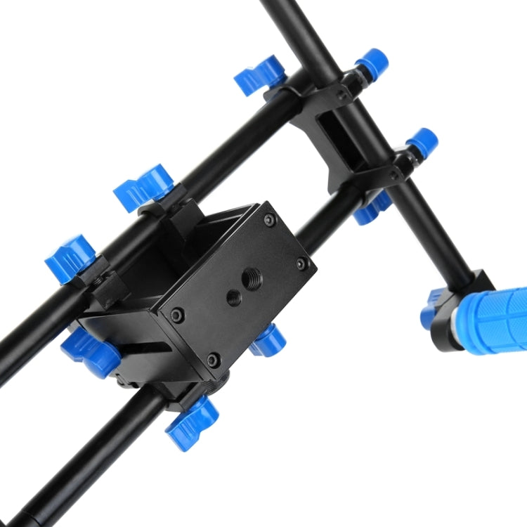 DSLR Shoulder Mount Stabilizer with Pad & Hand Grip & 15mm Rail Rod for Camera