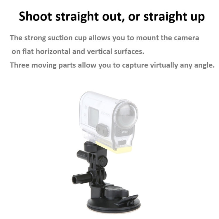 Dazzne DZ-SCM1 Suction Cup Mount for Sony Action Camera AS15/AS30