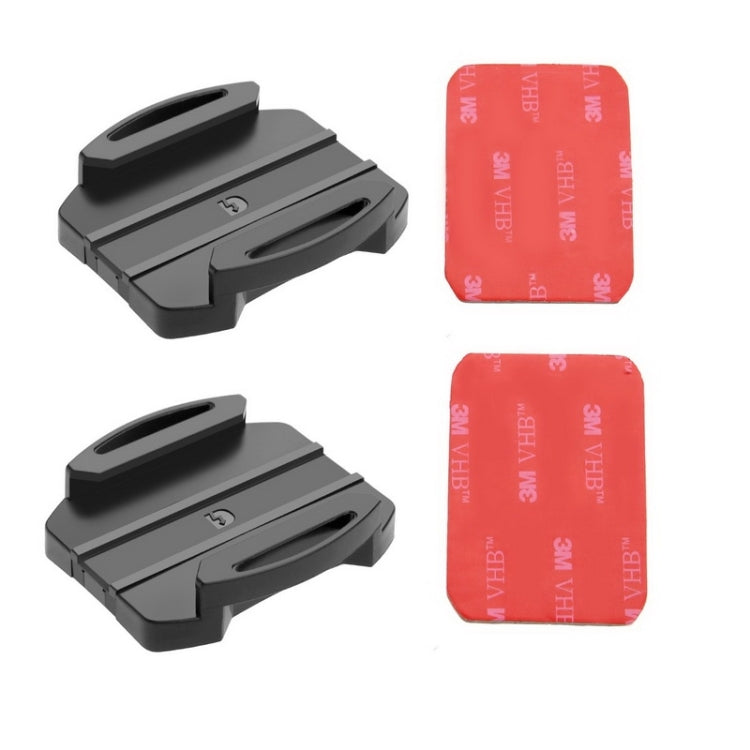 2 PCS Dazzne DZ-S2 Flat Surface Adhesive Mount Pack for Sony Action Camera