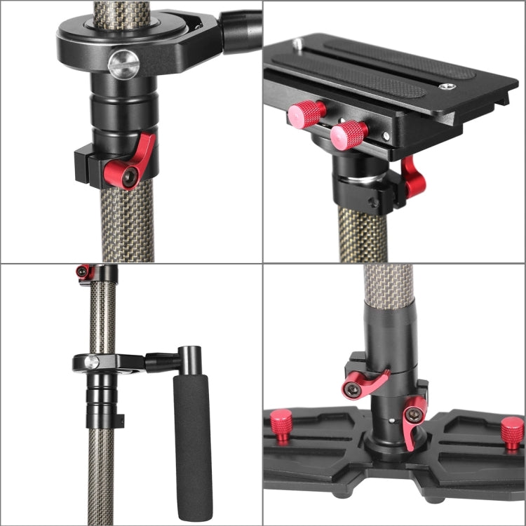 HD2000 Carbon Fiber Handheld Handy Table Stabilizer for Camera / Video Camcorder