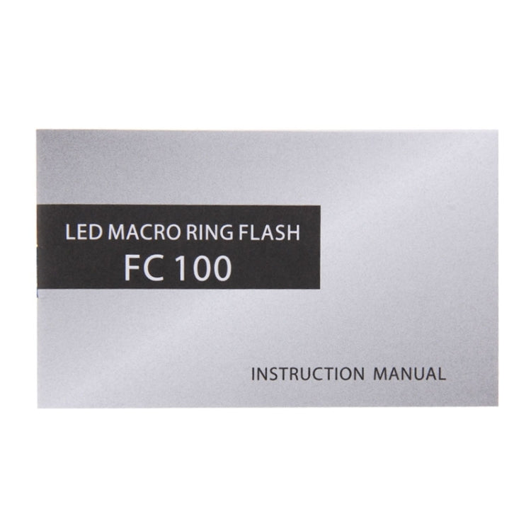 FC100 MEKE LED Macro Ring Flash for Canon / Nikon DSLR Cameras(Black)
