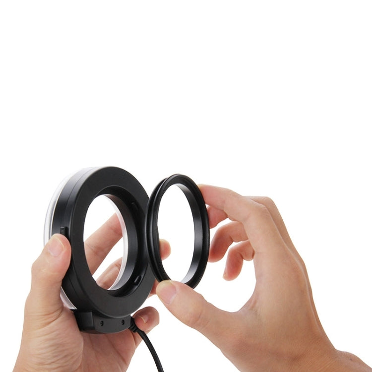 FC100 MEKE LED Macro Ring Flash for Canon / Nikon DSLR Cameras(Black)