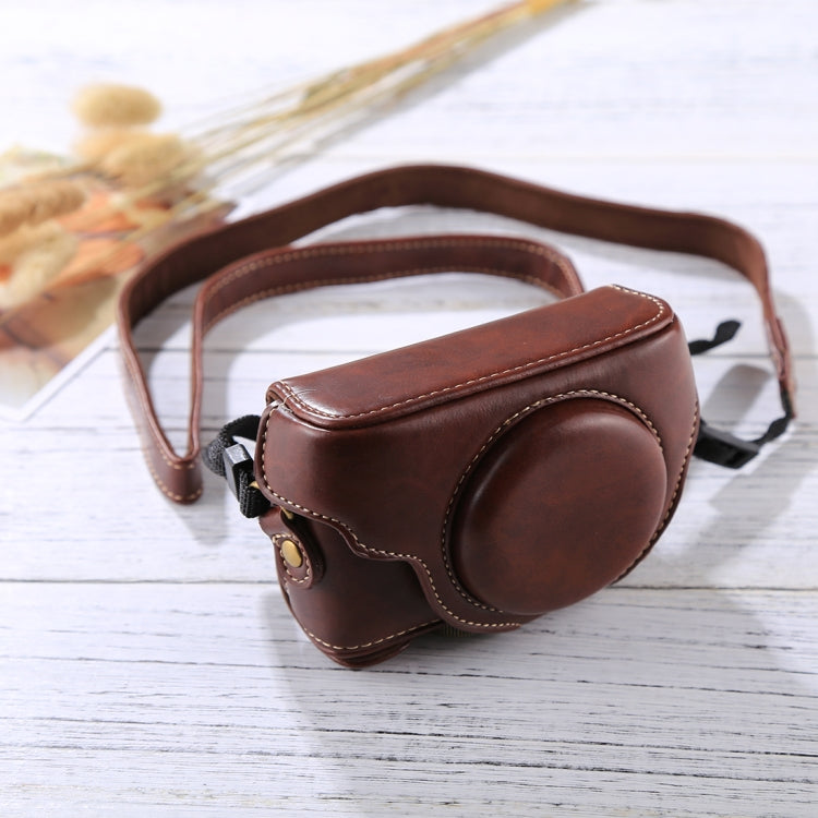 Retro Style PU Leather Camera Case Bag with Strap for Sony RX100 M3 / M4 / M5