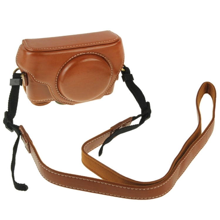 Retro Style PU Leather Camera Case Bag with Strap for Sony RX100 M3 / M4 / M5
