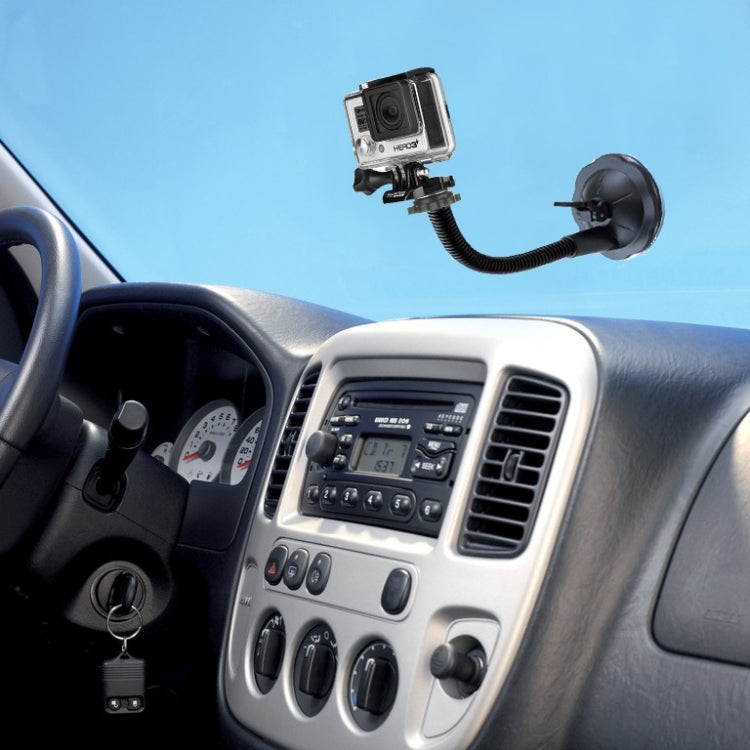 Long Arm Car Suction Cup Mount Holder for GoPro Hero11 Black / HERO10 Black /9 Black /8 Black /7 /6 /5 /5 Session /4 Session /4 /3+ /3 /2 /1, DJI Osmo Action and Other Action Cameras