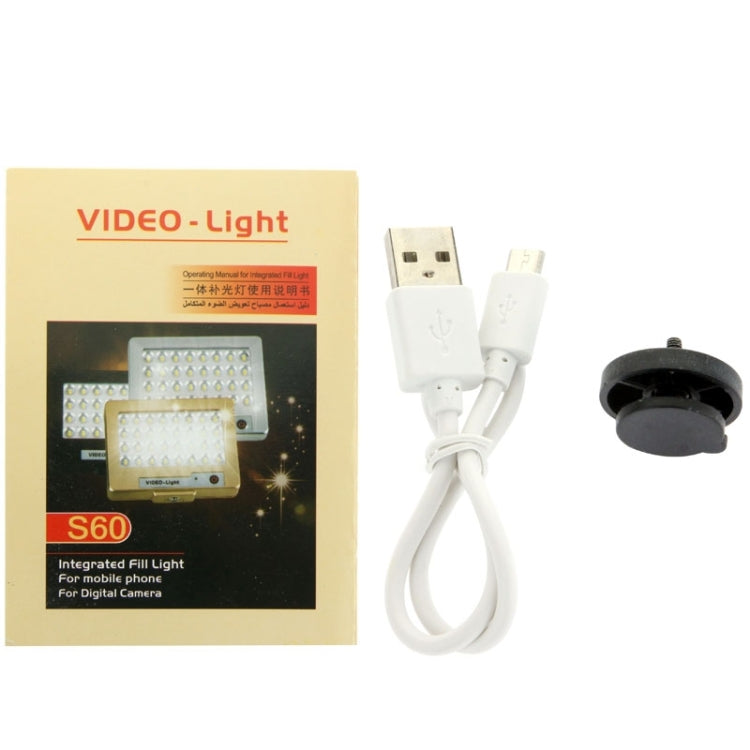 S60 Mini 32 LED Powerful 5600K Photo Video Light