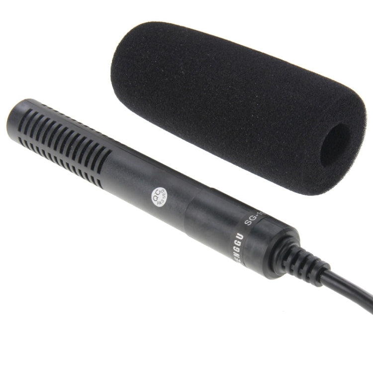 SG-103 Professional Interview Capacitance Microphone with Wind Shield for DSLR & DV Camcorder