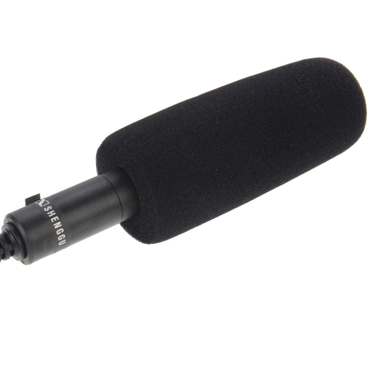 SG-103 Professional Interview Capacitance Microphone with Wind Shield for DSLR & DV Camcorder