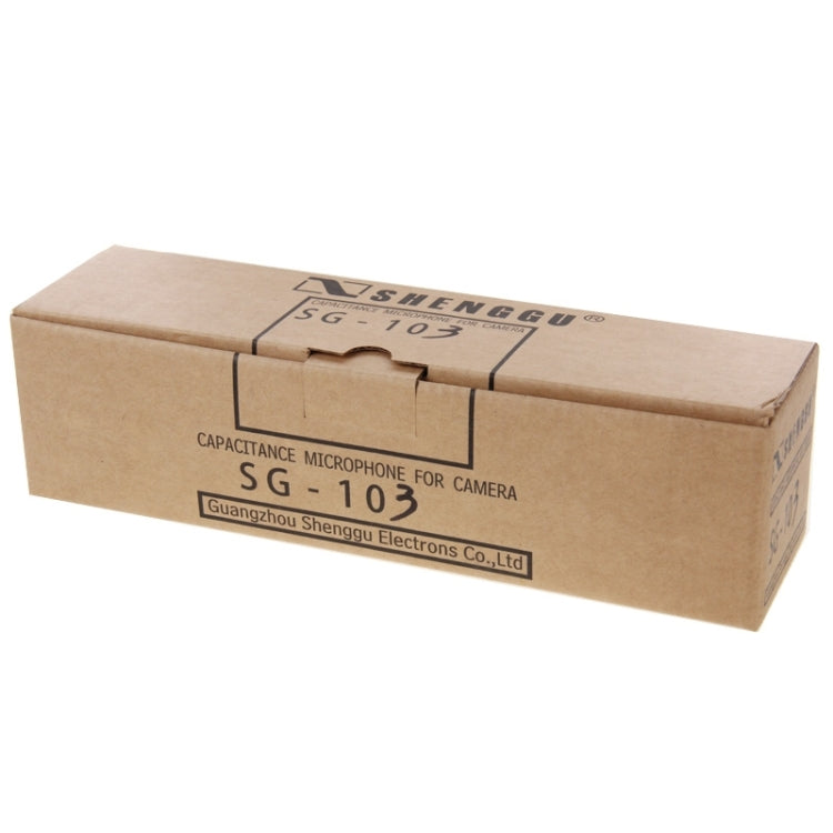 SG-103 Professional Interview Capacitance Microphone with Wind Shield for DSLR & DV Camcorder
