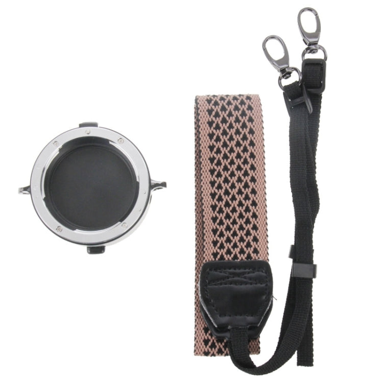 Quickly Safety Tool Exclusive Dual Lens Holder with Strap for Canon Camera(Black)