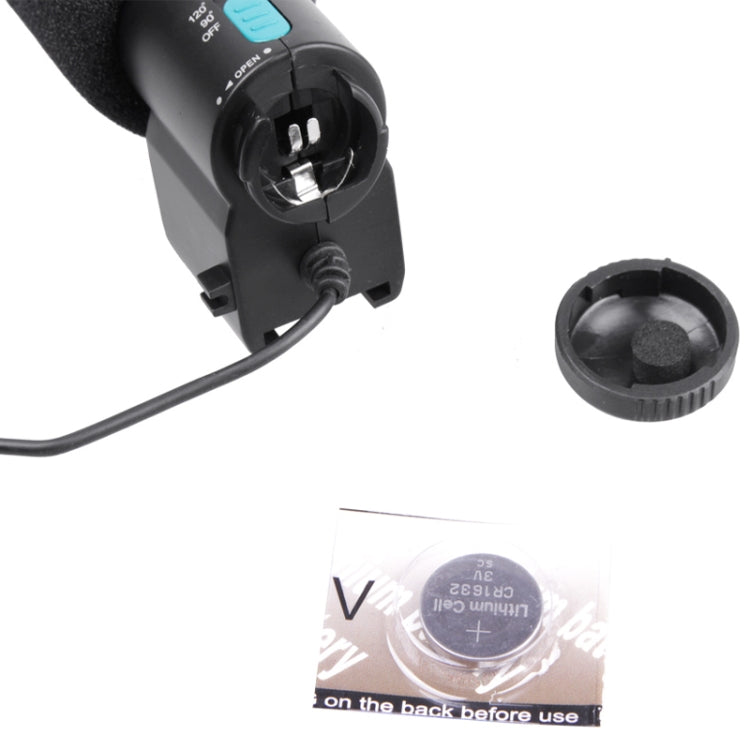 MIC-109 Professional Stereo Condenser Microphone for Canon / Nikon / DSLR Camcorder