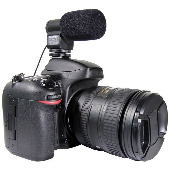 MIC-109 Professional Stereo Condenser Microphone for Canon / Nikon / DSLR Camcorder