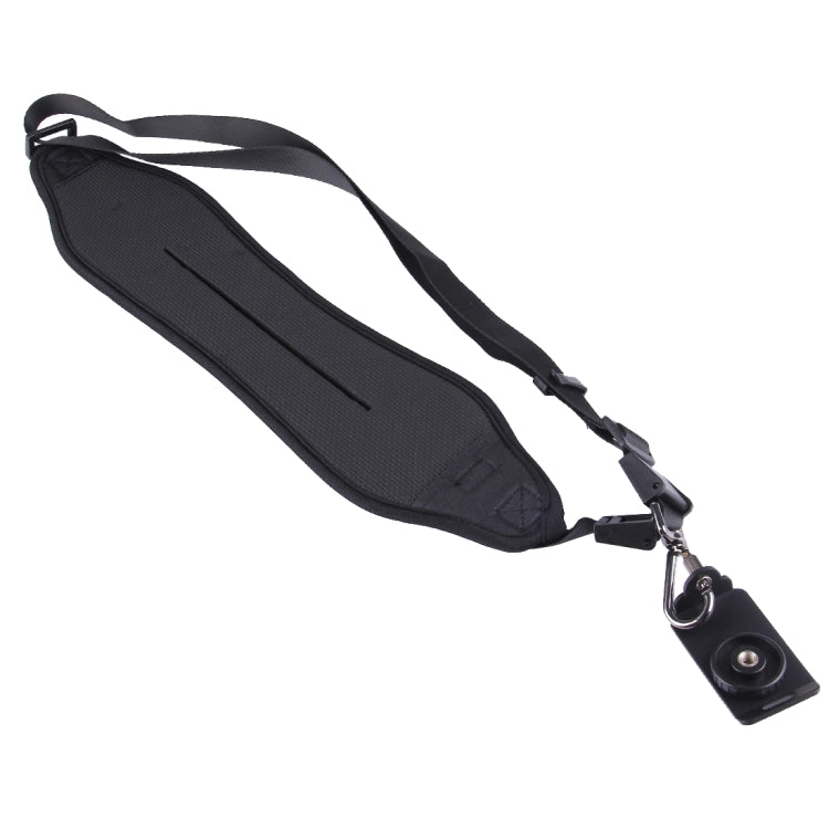 Anti-Slip Elastic Neoprene Quick Sling Strap for Camera(Black)