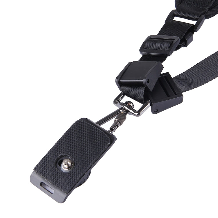 Anti-Slip Elastic Neoprene Quick Sling Strap for Camera(Black)