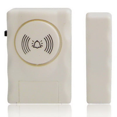 Wireless Door Entry Safety Security Sensor Alarm Chime Bell(White)