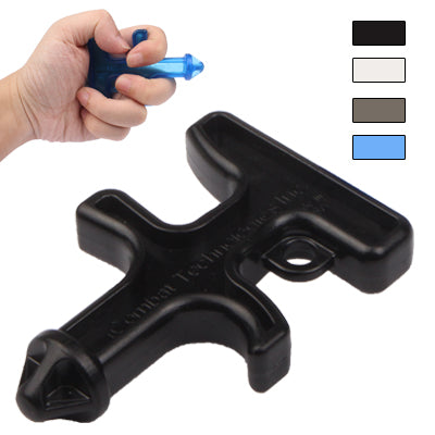 EDC Self Defense Stinger Duron Drill Protection Tool Key Chain Plastic Steel (Random Color Delivery)