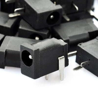 1mm 3-Pin DC Power Jack Connector (100 Pcs in One Package, the Price is for 100 Pcs)(Black)