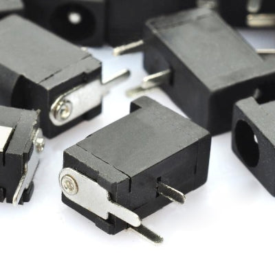 1mm 3-Pin DC Power Jack Connector (100 Pcs in One Package, the Price is for 100 Pcs)(Black)