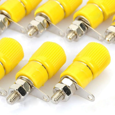 DIY Binding Post Terminals (20 Pcs in One Package, the Price is for 20 Pcs)(Yellow)