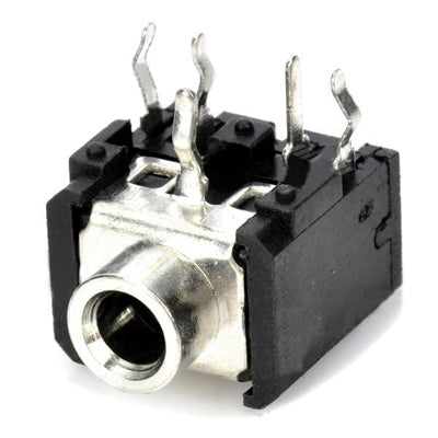 DIY 3.5mm Earphone Jack Connectors (100 Pcs in One Package, the Price is for 100 Pcs)(Black)